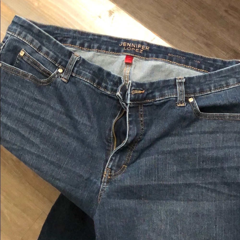 Blue Boot Cut Jeans